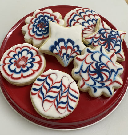 Cut Out Sugar Cookies and Soft Royal Icing