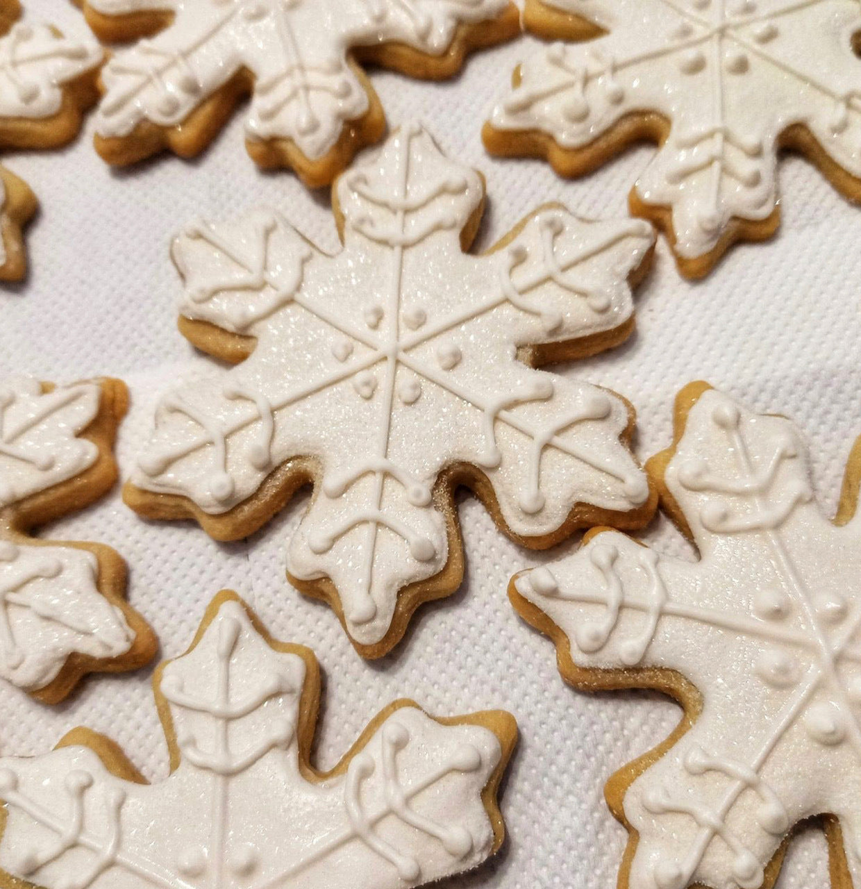 Cut Out Sugar Cookies and Soft Royal Icing